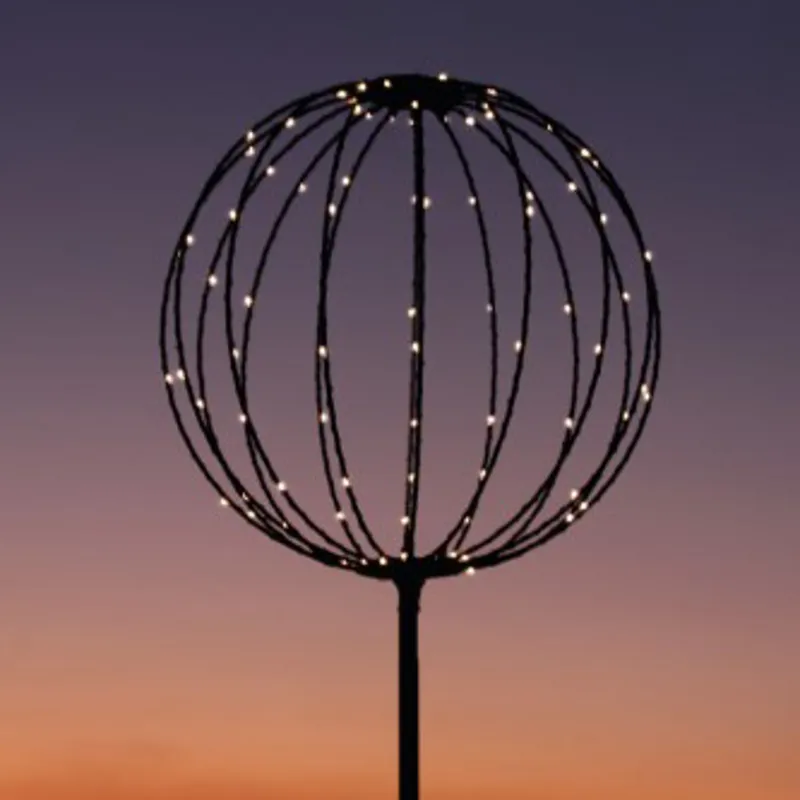 Lightstyle London Solar Sphere Light in Black